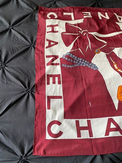 chanel handkerchief scarf